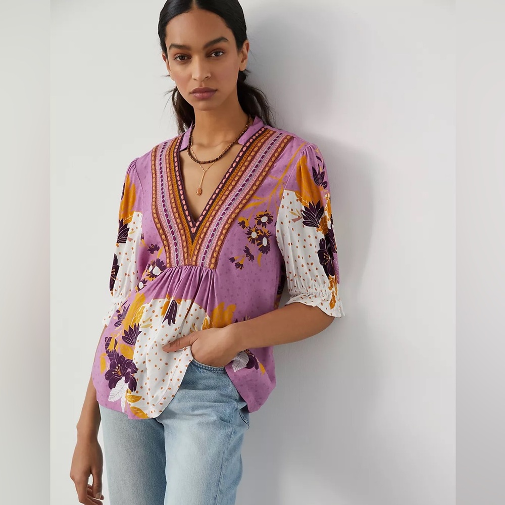 Anthropologie Bl-nk Stephanie Top